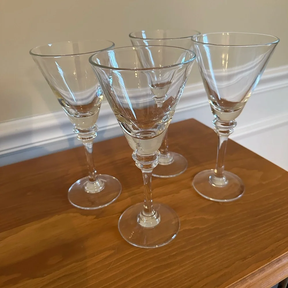 Pottery Barn Wine Glasses-Set of Four